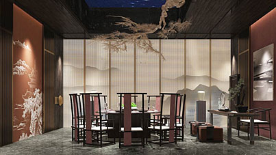 陳記私廚中餐廳設(shè)計